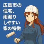 広島市で住宅　雨漏りしやすい家の特徴