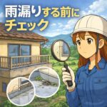 雨漏りする前にチェック